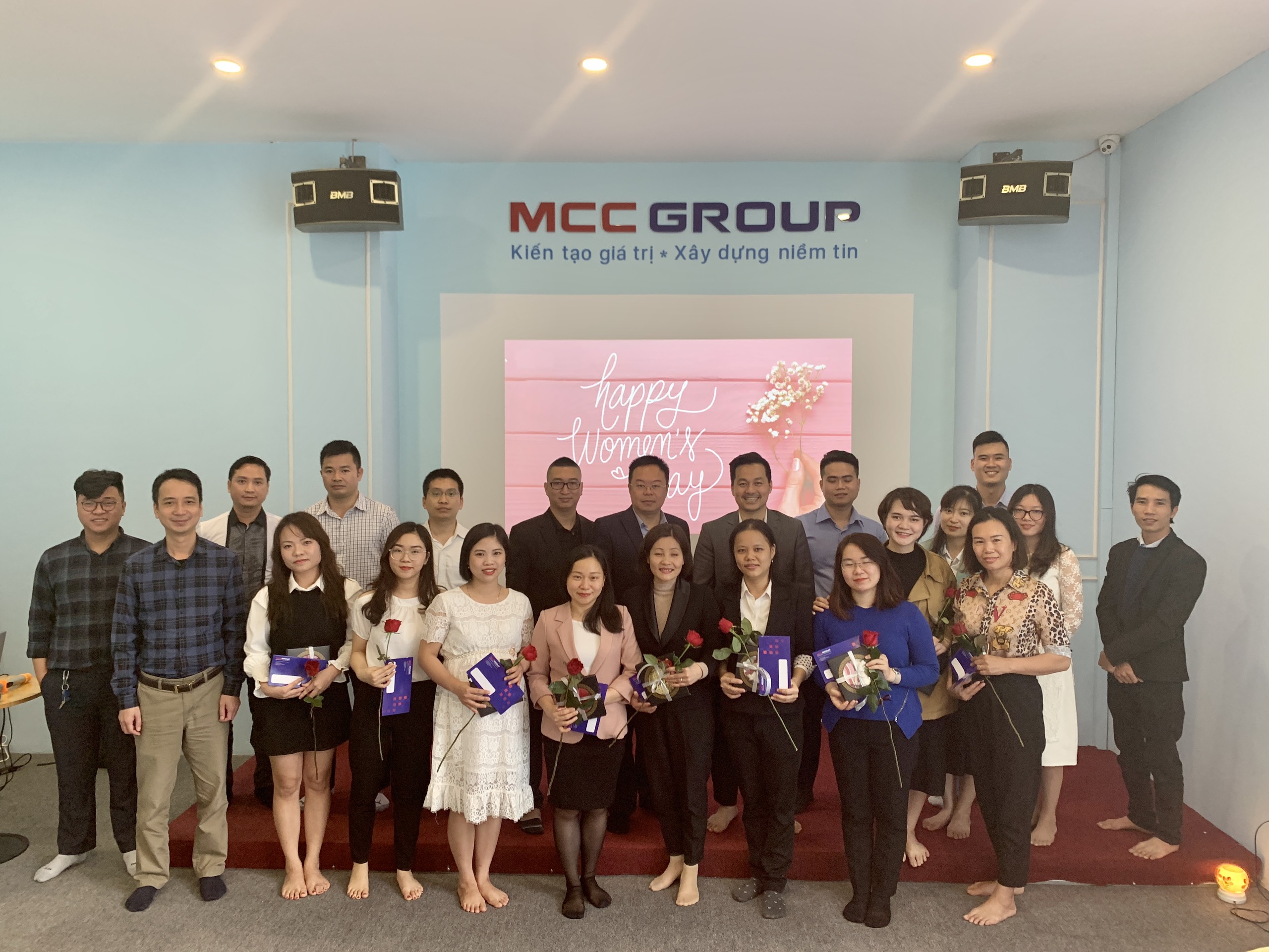 Tập đoàn MCC Group chúc mừng ngày quốc tế phụ nữ 8/3
